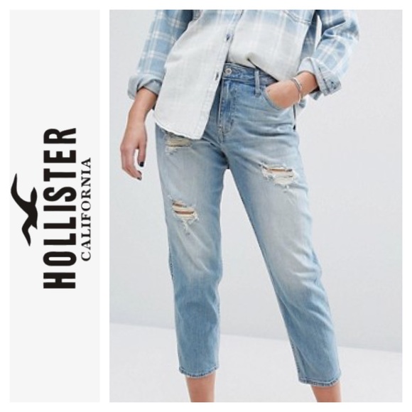 Hollister High Rise Girlfriend Jeans - Picture 8 of 12